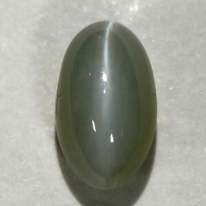 (天然クリソベリルキャッツアイ1.724ct)m 約7.9×4.6mm ルース 裸石 宝石 ジュエリー 猫目石 chrysoberyl cats eye テDC0 K