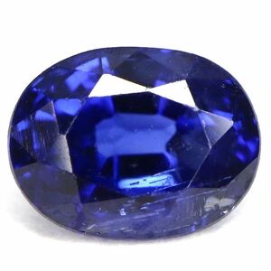 (天然サファイア0.580ct)j 約5.2×4.0mm ルース 裸石 宝石 ジュエリー sapphire corundum コランダム EA1/ZZ k