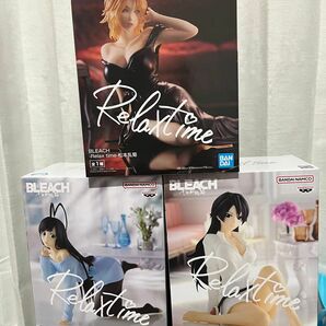 【未開封】ブリーチ　BLEACH リラックスタイム Relax time フィギュア 松本乱菊　ジゼル　バンビエッタ　セット売り 