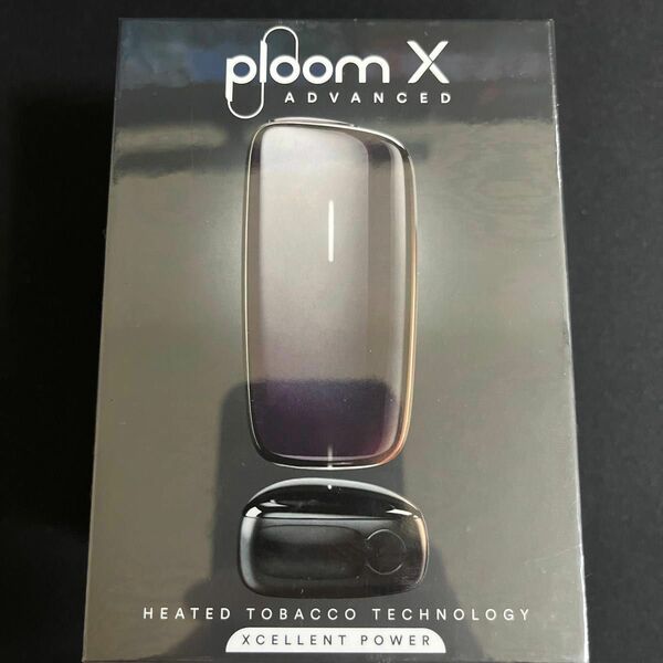 プルームエックス アドバンスド （Ploom X ADVANCED） スターターキット ＜ブラック＞ 加熱式タバコ たばこ 本体