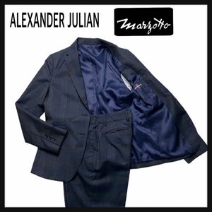 【イタリア生地　】タカキュー　ALEXANDER JULIAN MARZOTTO セットアップ スーツ 上下 ビジネス