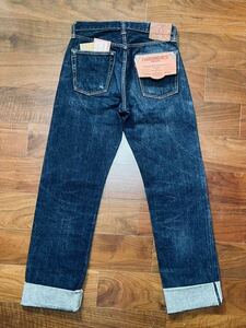 [FREEWHEELERS freewheelers 601XX 1947 модель W29] 14oz Denim cell bichi кожа patch American Casual RealMcCoys Levi's Warehouse красный уголок 