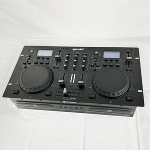 『ジャンク品』 GEMINI ジェミナイ オールインワンCDJコンソール　本体のみ CDM-4000 DJ機器