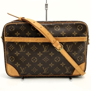 【ベタ無し】LOUIS VUITTON ルイ・ヴィトン M51272 トロカデロGM ショルダーバッグ ブラウン モノグラム PVC ウィメンズ レディース