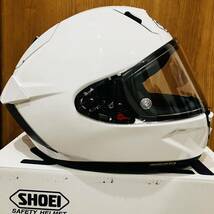 使用僅か SHOEI X-Fifteen（X-15） ホワイト Lサイズ 付属品有り_画像6