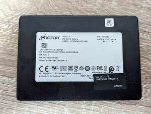 動作確認済 2.5インチ SSD 1TB Micron MTFDDAK1T0TBN 使用時間3633時間
