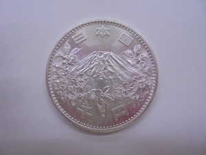  Tokyo Olympic 1000 jpy thousand jpy silver coin 1964 year Showa era 39 year coin coin ①