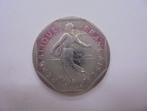 【外国銭】フランス 2フラン ニッケル貨 1982年 古銭 硬貨 コイン ⑤_画像2