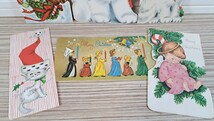 ※ヴィンテージ ポストカード ⑥ クリスマスカード グリーティングカード_画像3