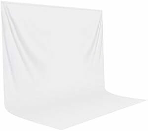 Hemmotop 撮影用 背景布 白 3m x 3m 撮影 布 無反射と反射面があり 白 布 撮影 大判 ポリエステル 白い布 袋
