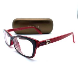 Gucci Interlocking Prescription Glasses Plastic Flameヴィンテージ グッチ インターロッキング 度付き メガネ プラスチック フレーム