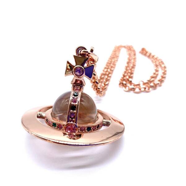 Vivienne Westwood Neckless SMALL ORB Pink Gold / ヴィヴィアンウエストウッド ネックレス ピンクゴールド