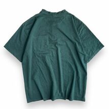 CARHARTT カーハート 3釦 半袖 ヘンリーネック Tシャツ コットン トップス カットソー ビックサイズ 古着 XL フォレスト グリーン GREEN_画像4