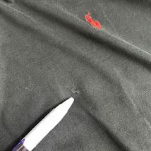 POLO RALPH LAUREN ポロ ラルフローレン 刺繍 ロゴ 半袖 コットン Tシャツ S/S ワンポイント トップス 古着 S ブラック　黒 BLACK_画像4