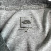 国内正規 THE NORTH FACE ザ ノースフェイス NEVER STOP EXPLORING 半袖 プリント ロゴ Tシャツ XL トップス グレー NT31503Z_画像3