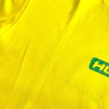 アメリカ製 HURLEY ハーレー 半袖 プリント ロゴ Tシャツ コットン トップス カットソー L 古着 MADE IN USA イエロー　黄色　SURF　サーフ_画像10