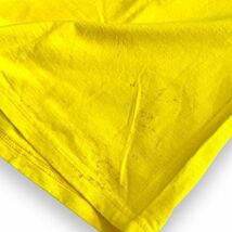 アメリカ製 HURLEY ハーレー 半袖 プリント ロゴ Tシャツ コットン トップス カットソー L 古着 MADE IN USA イエロー　黄色　SURF　サーフ_画像8