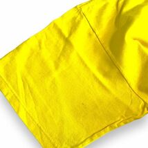 アメリカ製 HURLEY ハーレー 半袖 プリント ロゴ Tシャツ コットン トップス カットソー L 古着 MADE IN USA イエロー　黄色　SURF　サーフ_画像9
