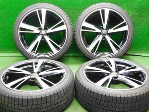 中古 ホイールタイヤ 4本 225/40R19 2020年製 8分山 アウディ RS3 純正 スタッドレス タイヤ ダンロップ ウィンターマックス03