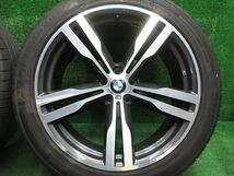 中古 ホイールタイヤ 4本 245/45R20 2023年製 9分山 BMW純正 7シリーズ ラジアル タイヤ ブラックアロー_画像2