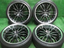 中古 ホイールタイヤ 4本 225/35R20 2013年製 3分山 キングダム MTS ラジアル タイヤ ニットー NT555_画像1