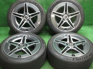 中古 ホイールタイヤ 4本 225/45R18 2022年製 9分山 メルセデスベンツ純正 Cクラス W206 ラジアル タイヤ ML プライマシー4 MO