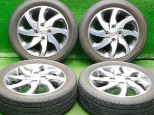 中古 ホイールタイヤ 4本 165/55R14 2021年製 7分山 パレット 純正 ラジアル タイヤ ブリジストン ネクストリー