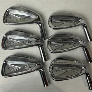 送料無料★Callaway X FORGED 2013 アイアンヘッド単体 5.6.7.8.9.PW 6個セット キャロウェイ 管理番号14838