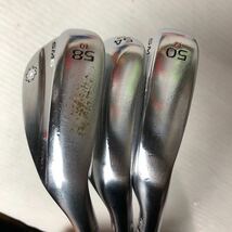 送料無料★VOKEY SM6 50/12 54/08 58/10 3本セット Dynamic Gold S200フレックス タイトリスト ボーケイ 管理番号14926_画像2