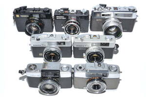 ★実用品★ リコー 500 GX / オリンパス OLYMPUS PEN-D EE-2 / YASHICA ELECTRO 35 / KONICA C35 等 レンジファインダー ★7個セット★