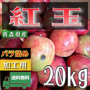 ＂ 紅玉 ＂【青森県産りんご20kg】【産地直送】【即購入OK】【送料無料】加工用 りんご リンゴ 林檎