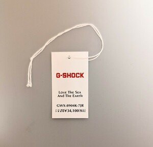 G-SHOCK 新品 プライスタグのみ CASIO カシオ 【 GWX-8904K-7JR 】 Gショック　管理No.4　※プラケースに入れて保護発送 写真現品
