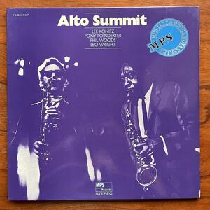 【MPS アルトの達人4名の競演盤】LEE KONITZ, PONY POINDEXTER, PHIL WOODS, LEO WRIGHT『ALTO SUMMIT』STEVE KUHN/JAZZ NEXT STANDARD掲載