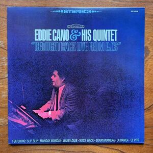 【US盤 グルーヴィー・ジャズボッサ！ラテンジャズ傑作】EDDIE CANO & HIS QUINTET『BROUGHT BACK LIVE FROM P.J.’S』サバービア/夜ジャズ