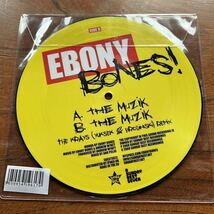 【レア！UKオリジナル ピクチャー7inch アーリー90'S フレンチエレクトロ】EBONY BONES『THE MUZIK』エボニー・ボーンズ/YUKSEK＆BRODINSKI_画像1