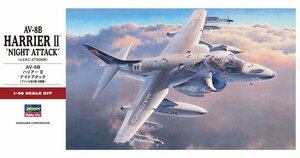 ★予約品★ハセガワ PT34 1/48 AV-8B ハリアーII “ナイトアタック”　発売日 2024年07月25日ごろ