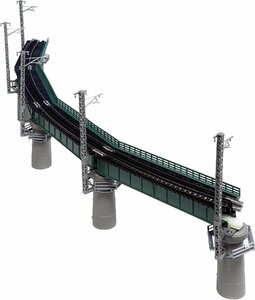 KATO 20-823 カーブ鉄橋セットR448-60° 緑
