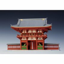 ウッディージョー 1/75 久能山 東照宮 楼門 塗装タイプ （Kunozan Toshogu Tower Gate）_画像3