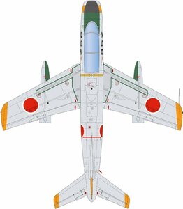 プラッツ AC-68 1/72 航空自衛隊 T-1A '60 ナチュラルメタル リバリー