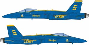 プラッツ AE144-14 1/144 アメリカ F/A-18E スーパーホーネット ブルーエンジェルス