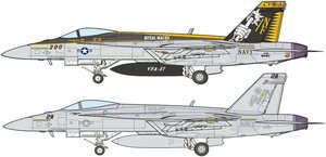 プラッツ AEE144-13 1/144 アメリカ海軍 F/A-18E スーパーホーネット VFA-27 ロイヤルメイセス 岩国航空基地 2機セット
