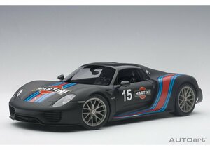 AUTO art 77929 1/18 Porsche 918 Spider visor  is * package ( black / Martini )