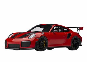 AUTO art 78173 1/18 ポルシェ 911 （991.2） GT2 RS ヴァイザッハ・パッケージ （レッド／カーボンブラック） 