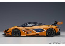 AUTO art 81942 1/18 マクラーレン 720S GT3 #03 （オレンジ）＊開閉無し _画像3