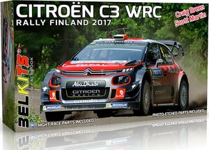 プラッツ/ベルキット BEL018 1/24 シトロエン C3 WRC 2017 フィンランドラリー(グラベル仕様)