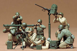 タミヤ 35086 1/35 アメリカ歩兵 機関銃チームセット MM86