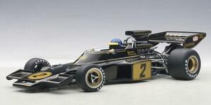 AUTO art 87330 1/18 Lotus 72E 1973 #2ro knee * Peter son( Driver figure attaching )