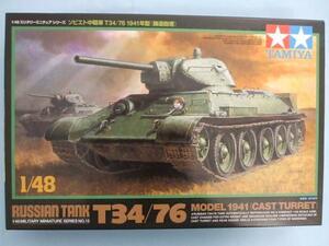 タミヤ 1/48 MM-15 ソビエト中戦車 T34/76 1941年型(鋳造砲塔)