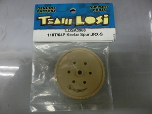 　LOSI　LOSA3968 118T/64P Kevlar Spur:JRX-S