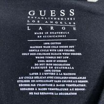 GUESS ゲス ロゴ 半袖Tシャツ レディース Lサイズ Vネック 黒 ブラック_画像10